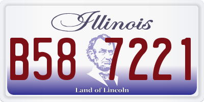 IL license plate B587221