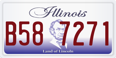 IL license plate B587271