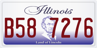 IL license plate B587276