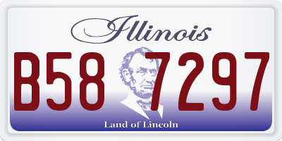 IL license plate B587297