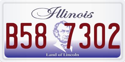 IL license plate B587302