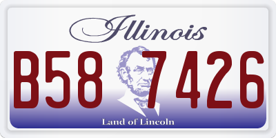 IL license plate B587426