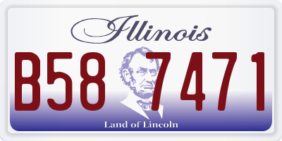IL license plate B587471