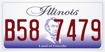 IL license plate B587479