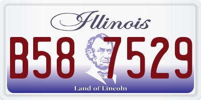 IL license plate B587529
