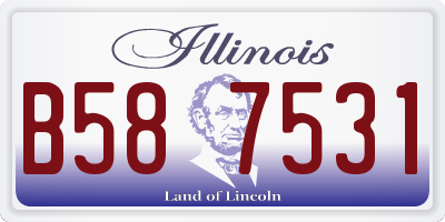 IL license plate B587531