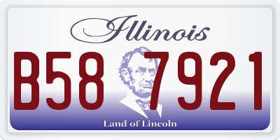 IL license plate B587921