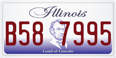 IL license plate B587995