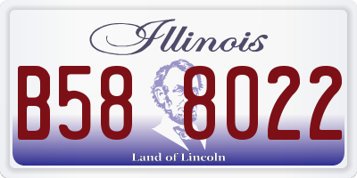 IL license plate B588022