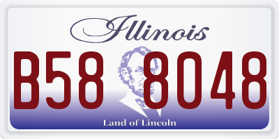 IL license plate B588048