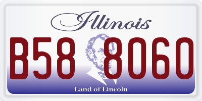 IL license plate B588060