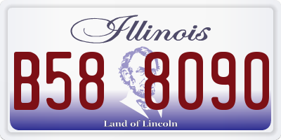 IL license plate B588090
