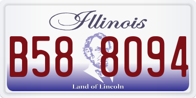 IL license plate B588094
