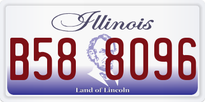 IL license plate B588096