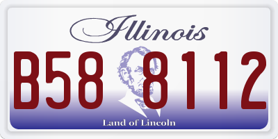 IL license plate B588112