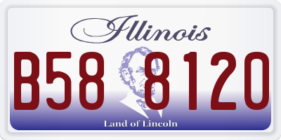 IL license plate B588120