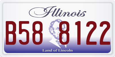 IL license plate B588122