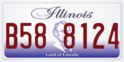 IL license plate B588124
