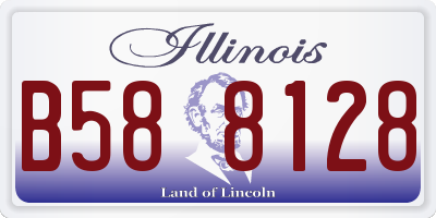 IL license plate B588128