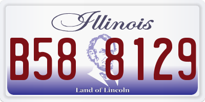 IL license plate B588129