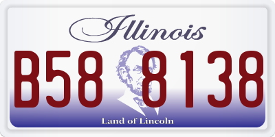 IL license plate B588138