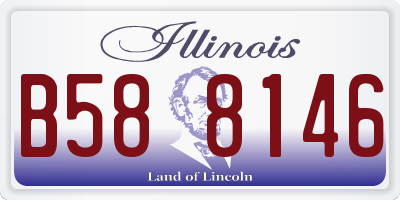 IL license plate B588146