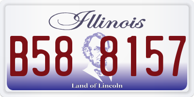 IL license plate B588157