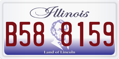 IL license plate B588159