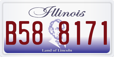 IL license plate B588171