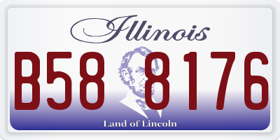 IL license plate B588176
