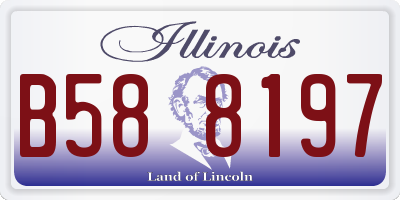IL license plate B588197