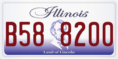 IL license plate B588200