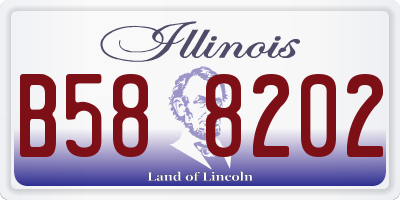 IL license plate B588202