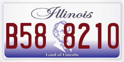 IL license plate B588210