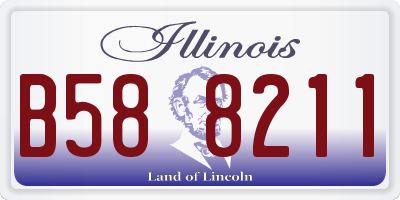 IL license plate B588211