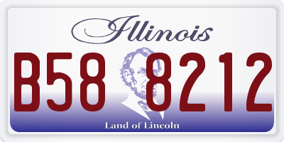 IL license plate B588212