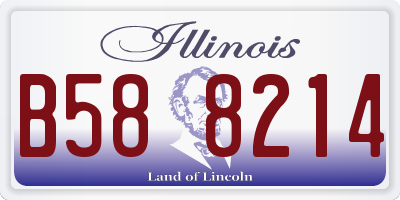 IL license plate B588214