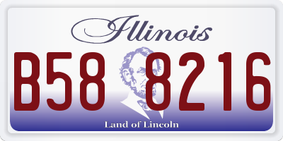 IL license plate B588216