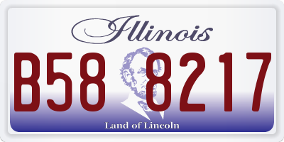 IL license plate B588217