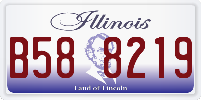 IL license plate B588219