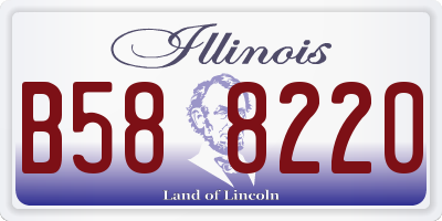 IL license plate B588220