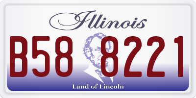 IL license plate B588221