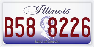 IL license plate B588226