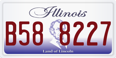 IL license plate B588227