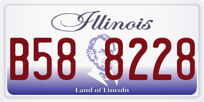 IL license plate B588228