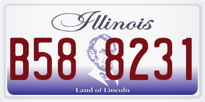 IL license plate B588231