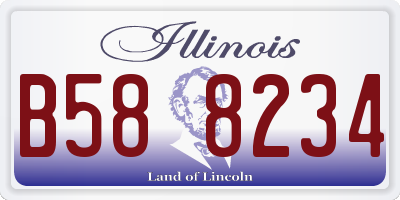 IL license plate B588234