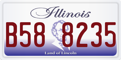IL license plate B588235