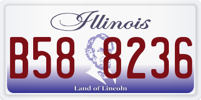 IL license plate B588236
