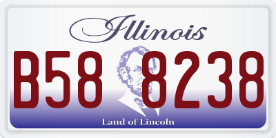 IL license plate B588238